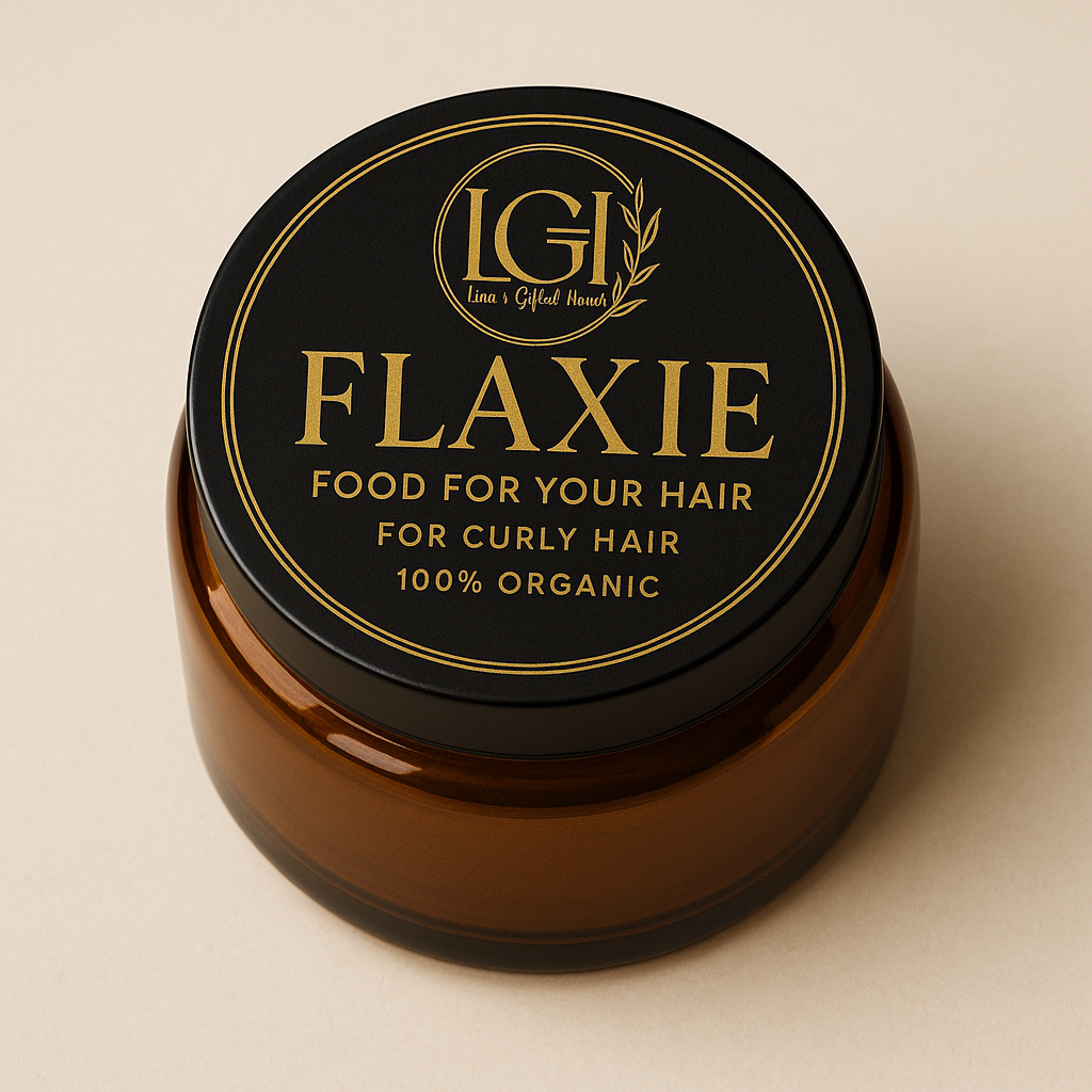 Flaxie flaxseed food for curly hair